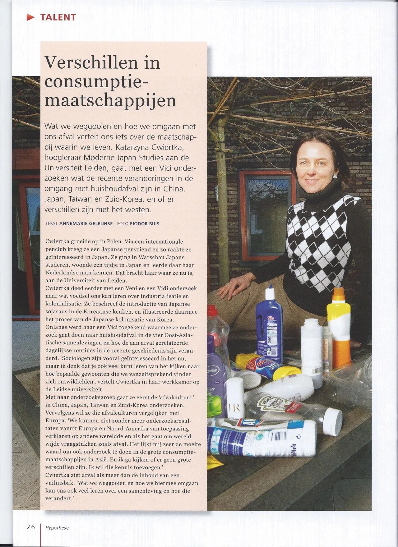 Verschillen in consumptiemaatschappijen (Hypothese, April 2013)